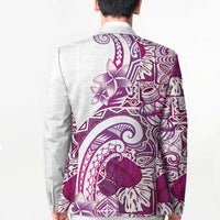 Aloha Hawaii Tapa Blazer Vibrant Fuchsia Hawaiian Ipu - Polynesian Pride
