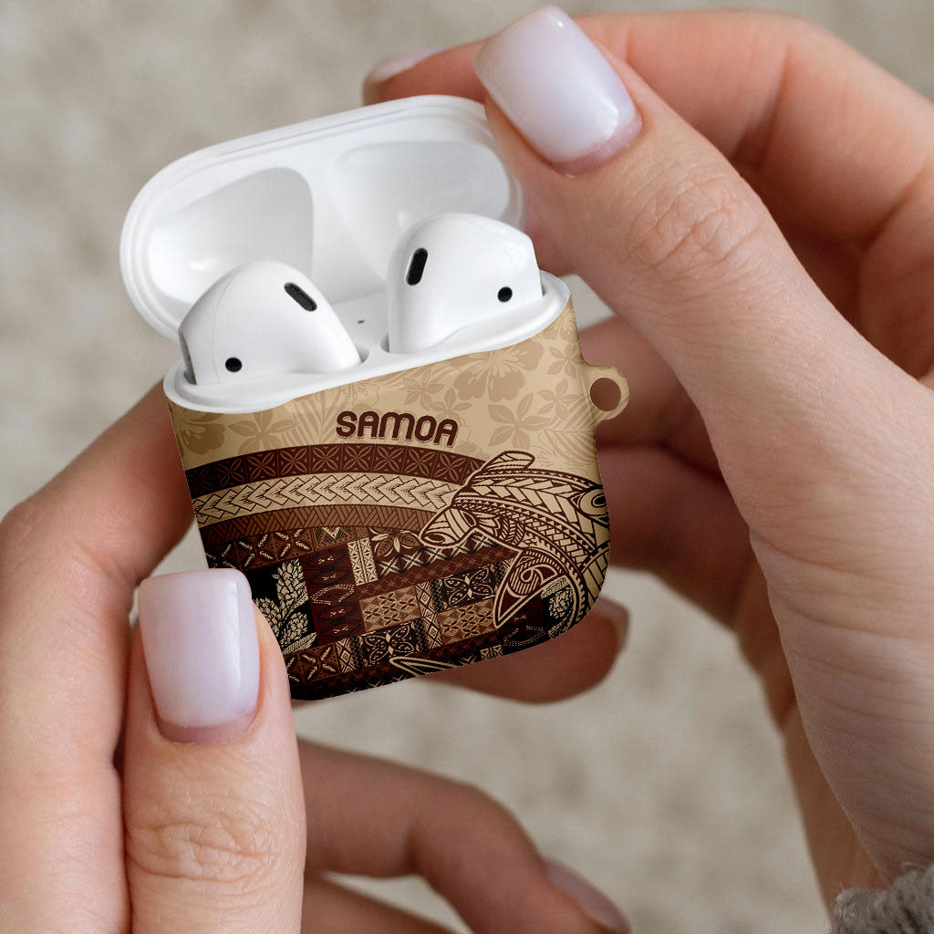 Samoa Mamanu Siapo Mocha AirPods Case Tatau Malie