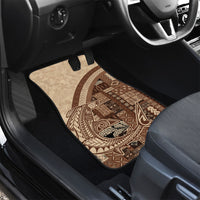 Samoa Mamanu Siapo Mocha Car Mats Tatau Malie