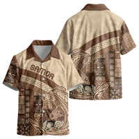 Samoa Mamanu Siapo Mocha Kid Hawaiian Shirt Tatau Malie