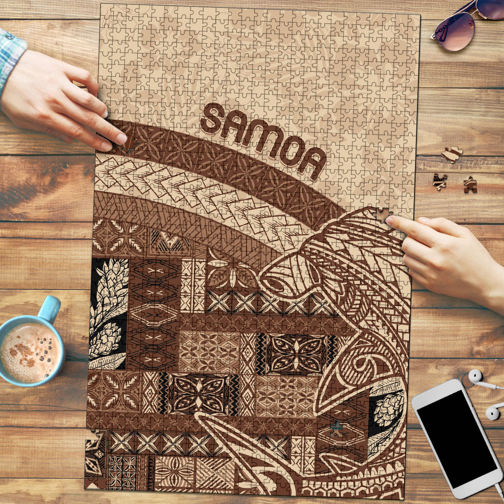 Samoa Mamanu Siapo Mocha Puzzle Tatau Malie