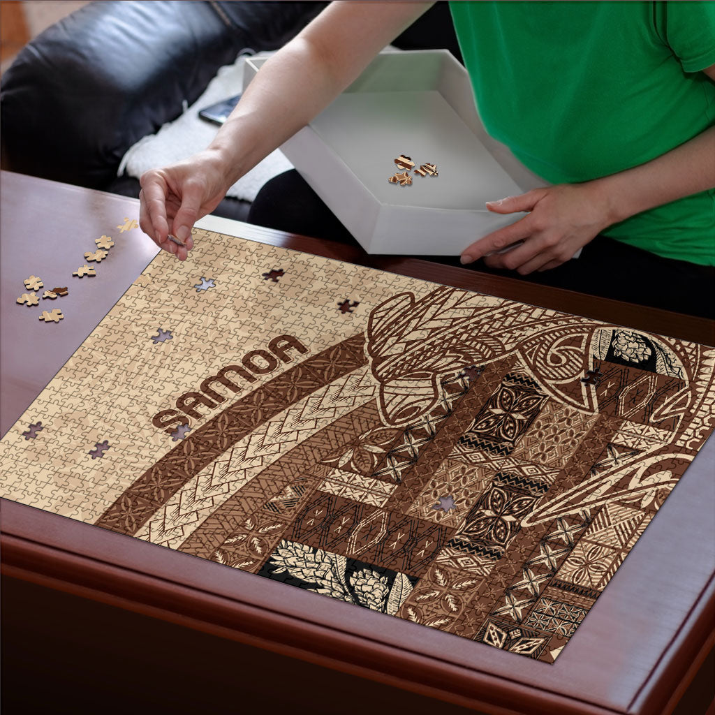 Samoa Mamanu Siapo Mocha Puzzle Tatau Malie