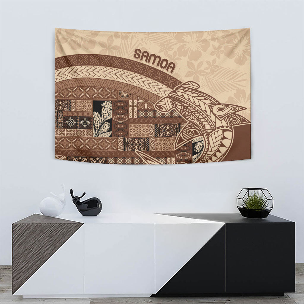 Samoa Mamanu Siapo Mocha Tapestry Tatau Malie