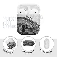 Samoa Mamanu Siapo Classic Black AirPods Case Tatau Malie