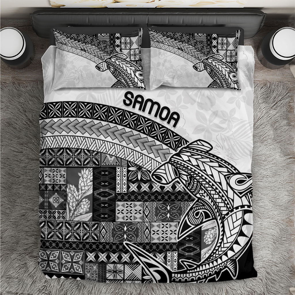 Samoa Mamanu Siapo Classic Black Bedding Set Tatau Malie