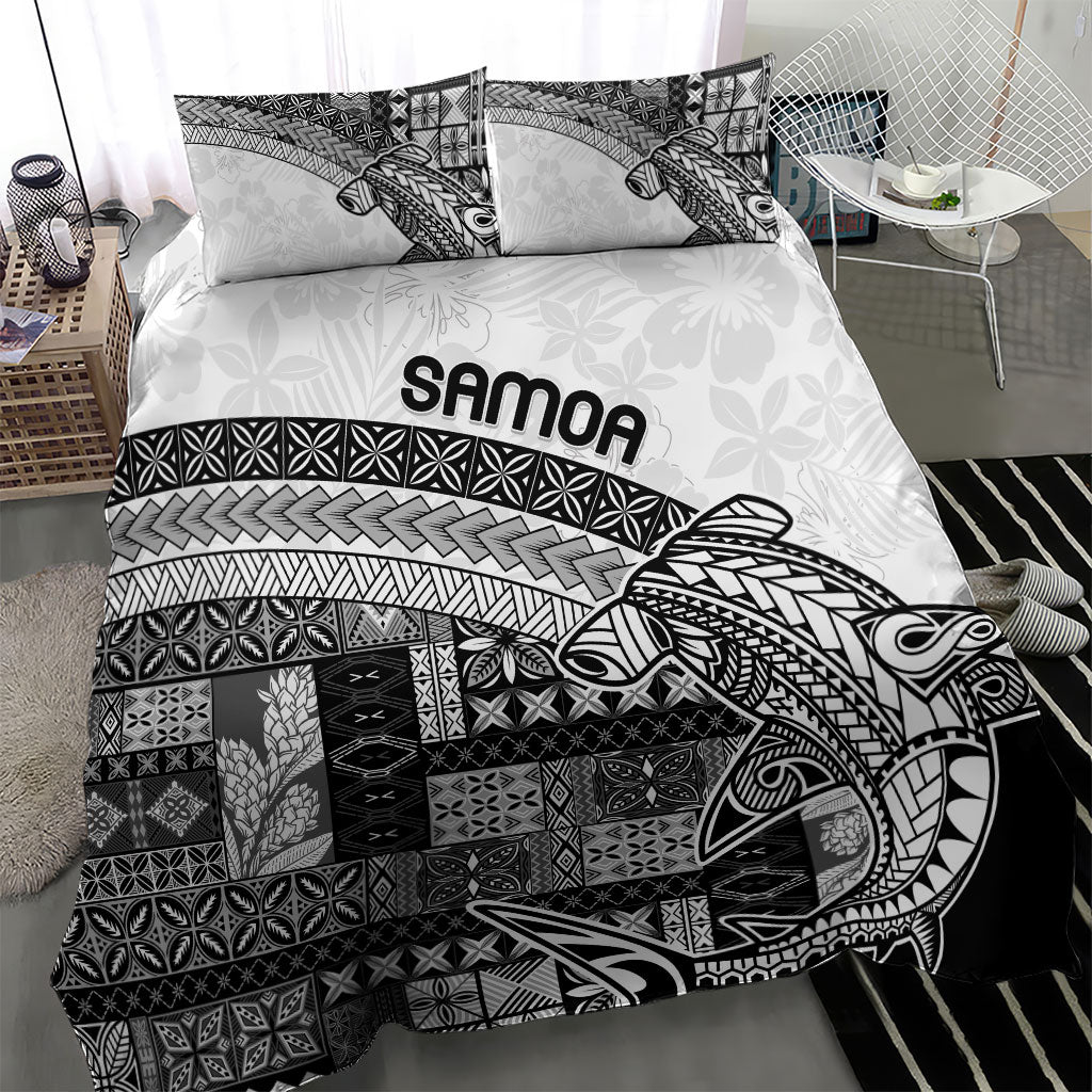 Samoa Mamanu Siapo Classic Black Bedding Set Tatau Malie