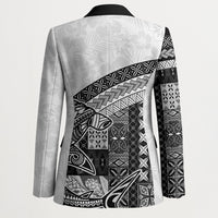 Samoa Mamanu Siapo Classic Black Blazer Tatau Malie