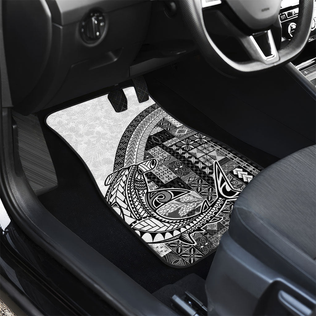 Samoa Mamanu Siapo Classic Black Car Mats Tatau Malie