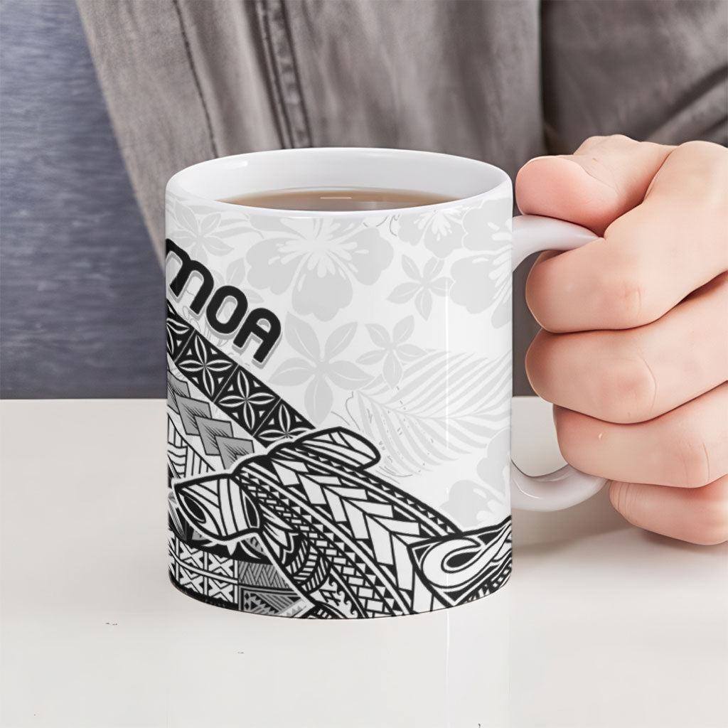Samoa Mamanu Siapo Classic Black Ceramic Mug Tatau Malie