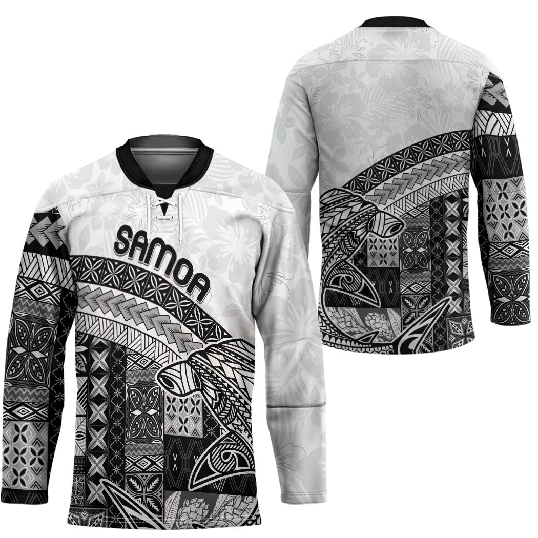 Samoa Mamanu Siapo Classic Black Hockey Jersey Tatau Malie
