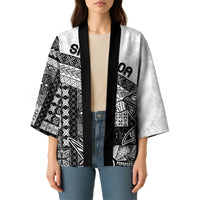 Samoa Mamanu Siapo Classic Black Kimono Tatau Malie