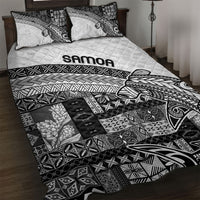 Samoa Mamanu Siapo Classic Black Quilt Bed Set Tatau Malie