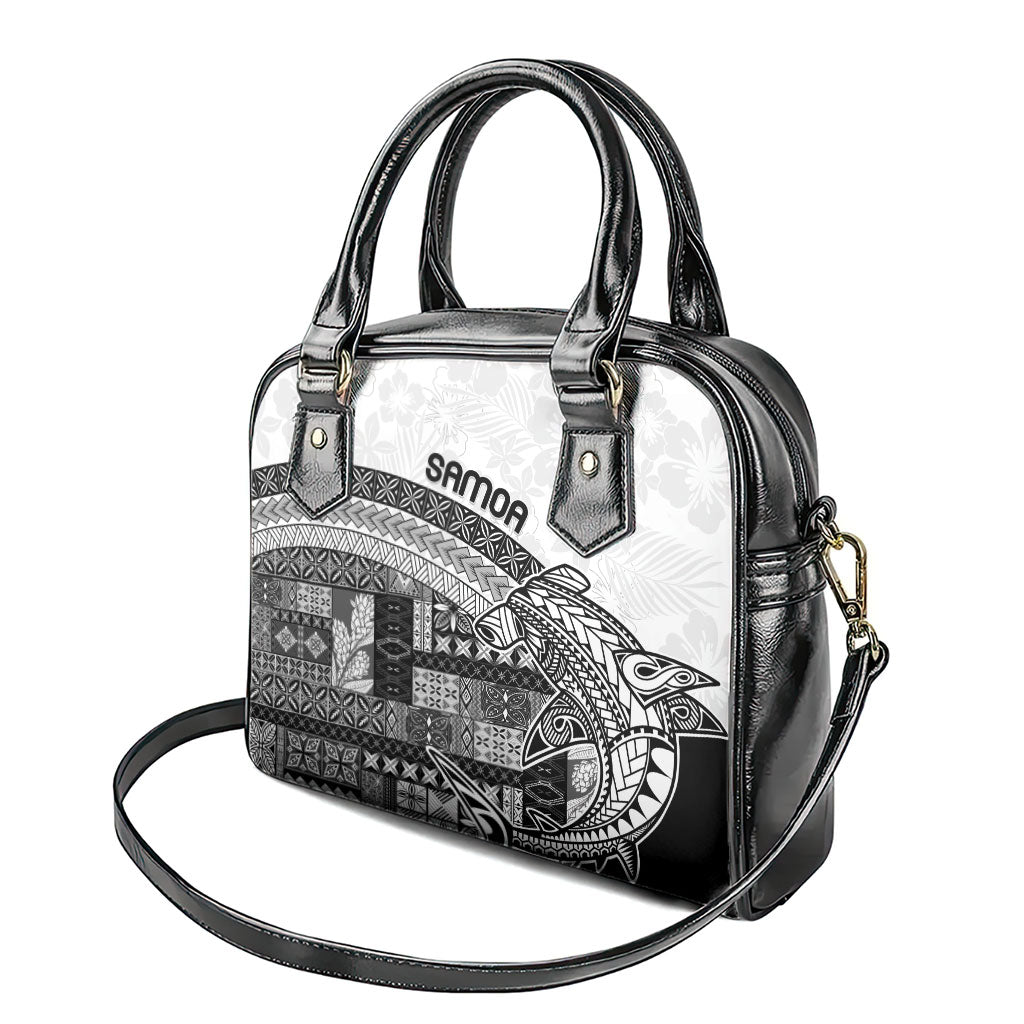 Samoa Mamanu Siapo Classic Black Shoulder Handbag Tatau Malie