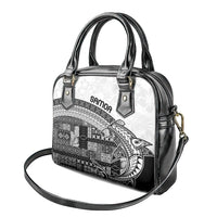 Samoa Mamanu Siapo Classic Black Shoulder Handbag Tatau Malie