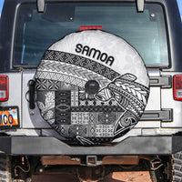 Samoa Mamanu Siapo Classic Black Spare Tire Cover Tatau Malie