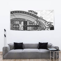 Samoa Mamanu Siapo Classic Black Tapestry Tatau Malie