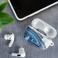 Samoa Mamanu Siapo Royal Blue AirPods Case Tatau Malie