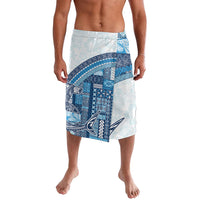Samoa Mamanu Siapo Royal Blue Lavalava Tatau Malie