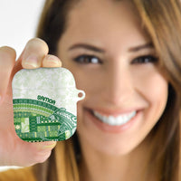 Samoa Mamanu Siapo Forest Green AirPods Case Tatau Malie