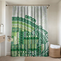 Samoa Mamanu Siapo Forest Green Bathroom Set Tatau Malie