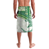 Samoa Mamanu Siapo Forest Green Lavalava Tatau Malie
