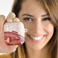 Samoa Mamanu Siapo Crimson AirPods Case Tatau Malie