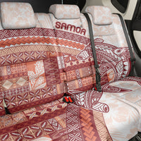 Samoa Mamanu Siapo Crimson Back Car Seat Cover Tatau Malie