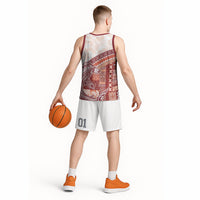 Samoa Mamanu Siapo Crimson Basketball Jersey Tatau Malie