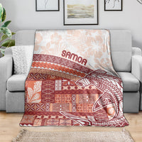 Samoa Mamanu Siapo Crimson Blanket Tatau Malie