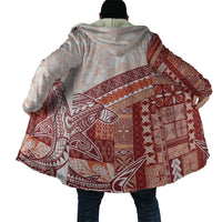 Samoa Mamanu Siapo Crimson Cloak Tatau Malie