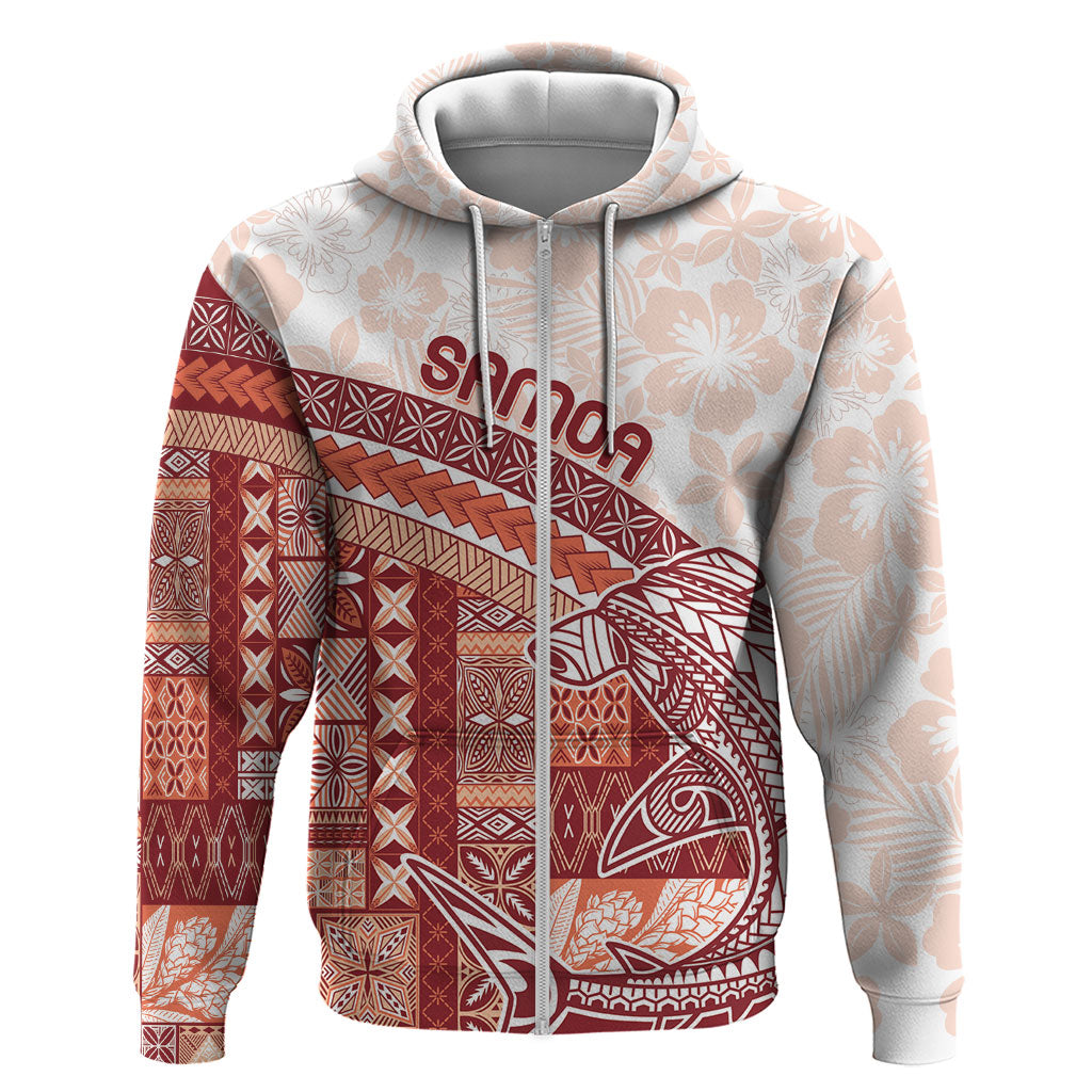 Samoa Mamanu Siapo Crimson Hoodie Tatau Malie