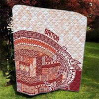 Samoa Mamanu Siapo Crimson Quilt Tatau Malie