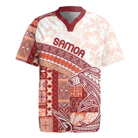 Samoa Mamanu Siapo Crimson Rugby Jersey Tatau Malie