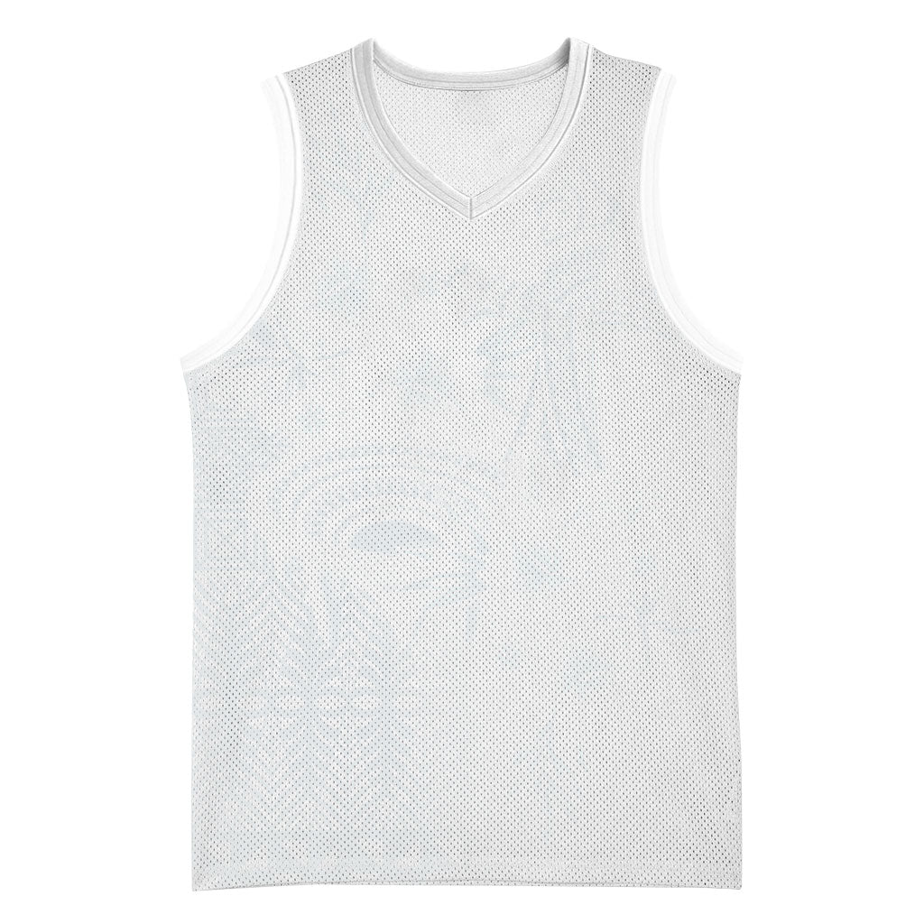 Tonga Ngatu Kupesi White Sunday Fakame Basketball Jersey Koe Otua Mo Tonga Ko Hoku Tofia LT7 Unisex White - Polynesian Pride