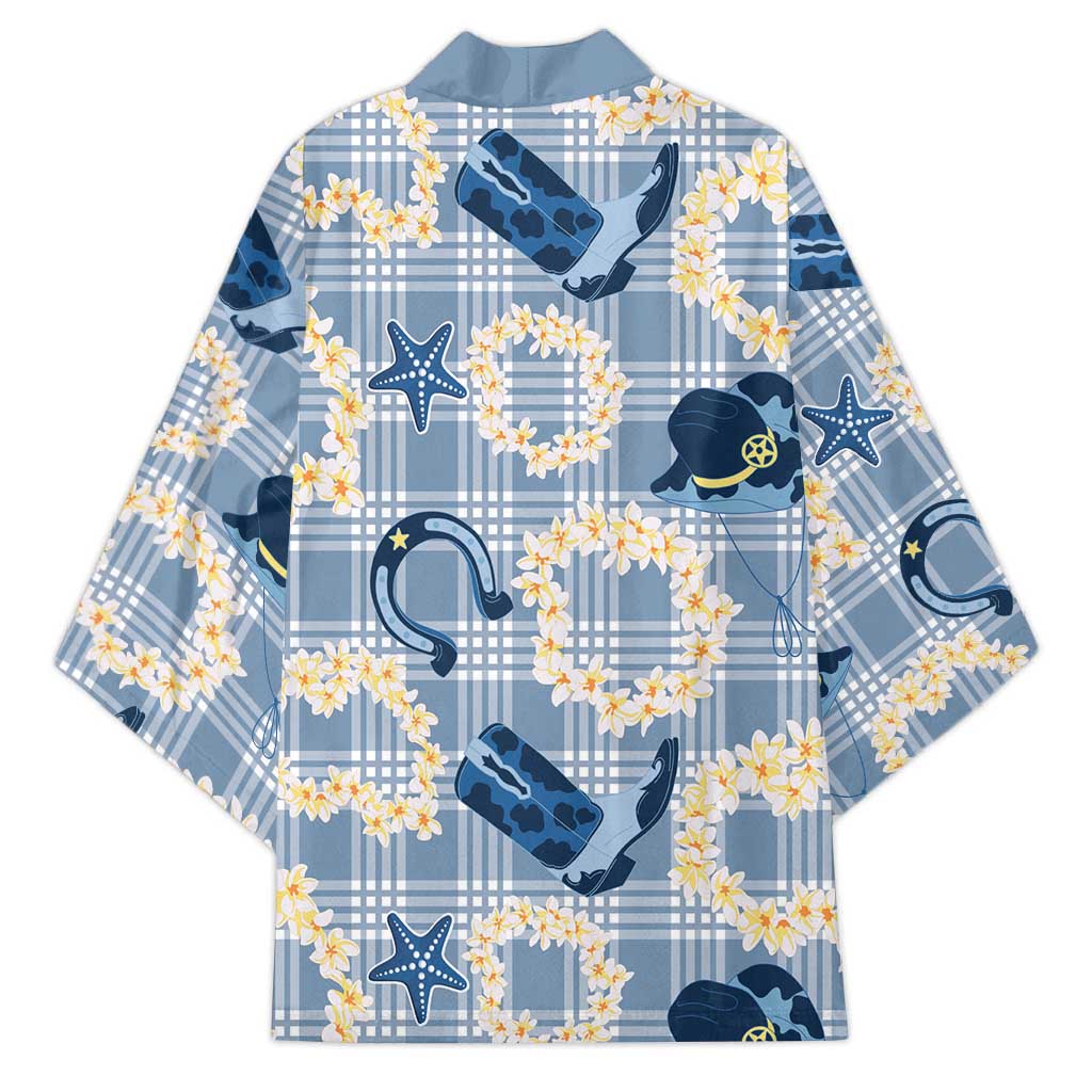 Aloha Hawaii Paniolo Jeans Palaka Kimono Coastal Rodeo - Polynesian Pride