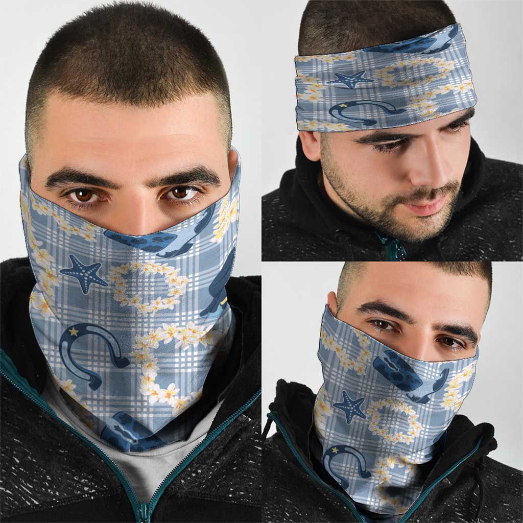 Aloha Hawaii Paniolo Jeans Palaka Neck Gaiter Coastal Rodeo - Polynesian Pride
