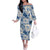 Aloha Hawaii Paniolo Jeans Palaka Off The Shoulder Long Sleeve Dress Coastal Rodeo - Polynesian Pride