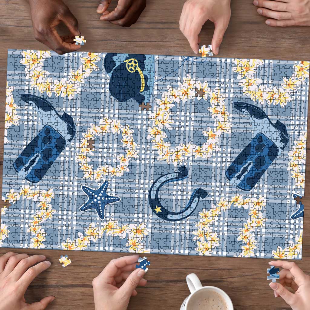 Aloha Hawaii Paniolo Jeans Palaka Puzzle Coastal Rodeo - Polynesian Pride