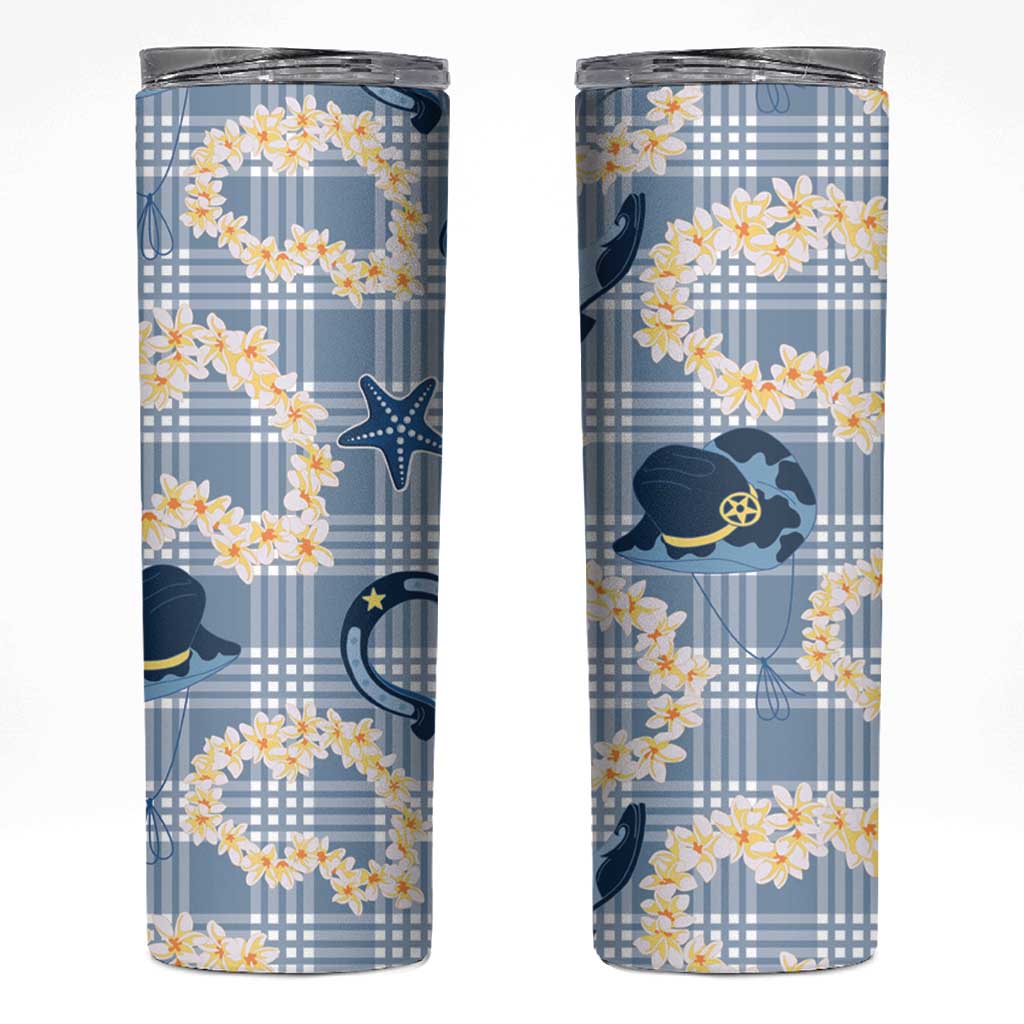 Aloha Hawaii Paniolo Jeans Palaka Skinny Tumbler Coastal Rodeo - Polynesian Pride