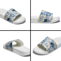 Aloha Hawaii Paniolo Jeans Palaka Slide Sandals Coastal Rodeo - Polynesian Pride