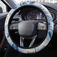 Aloha Hawaii Paniolo Jeans Palaka Steering Wheel Cover Coastal Rodeo - Polynesian Pride
