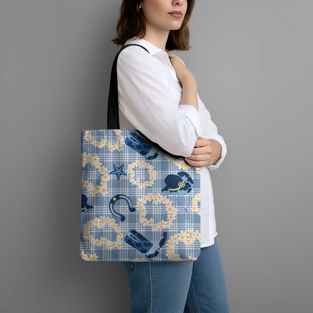 Aloha Hawaii Paniolo Jeans Palaka Tote Bag Coastal Rodeo - Polynesian Pride