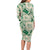 Aloha Hawaii Paniolo Mint Palaka Long Sleeve Bodycon Dress Coastal Rodeo - Polynesian Pride