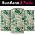 Aloha Hawaii Paniolo Mint Palaka Neck Gaiter Coastal Rodeo - Polynesian Pride