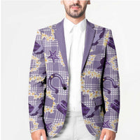 Aloha Hawaii Paniolo Lavender Palaka Blazer Coastal Rodeo - Polynesian Pride