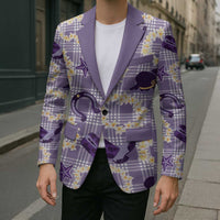 Aloha Hawaii Paniolo Lavender Palaka Blazer Coastal Rodeo - Polynesian Pride