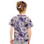 Aloha Hawaii Paniolo Lavender Palaka Kid T Shirt Coastal Rodeo - Polynesian Pride