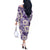 Aloha Hawaii Paniolo Lavender Palaka Off The Shoulder Long Sleeve Dress Coastal Rodeo - Polynesian Pride