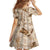 Aloha Hawaii Paniolo Khaki Palaka Kid Short Sleeve Dress Coastal Rodeo - Polynesian Pride