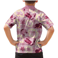 Aloha Hawaii Paniolo Lokelani Rose Palaka Family Matching Mermaid Dress and Hawaiian Shirt Coastal Rodeo LT7 - Polynesian Pride